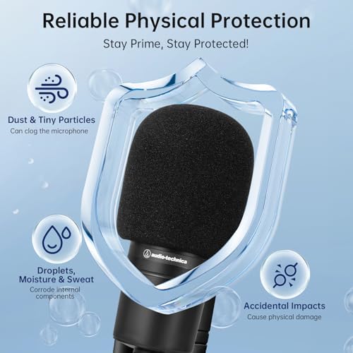 Phantaccy Pop Filter For At-2020, At-2035, At-2040, At-2050, Atr2500, Atr2500X, At-4040 - Advanced Noise Filtering