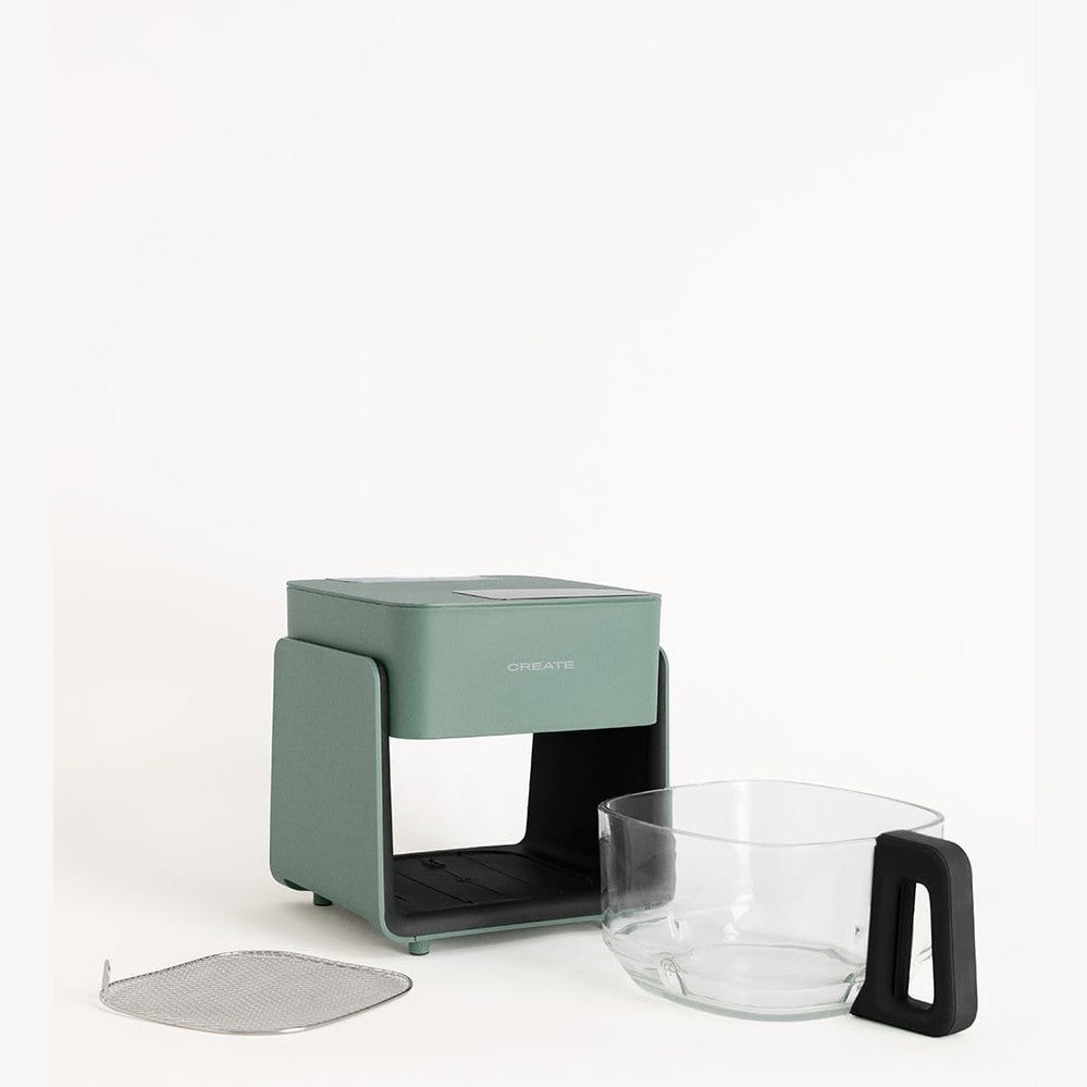CREATE - Air Fryer Mist Oil Free Fryer 4.2 L with Steam Release – Sage Green