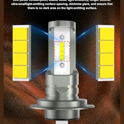 Ypsnh H7 Led Bulbs - 20000Lm Brightness, 6500K White Light, Easy Installation