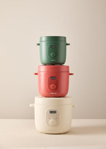 CREATE Multifunctional Electric Rice Cooker 3L Cream White