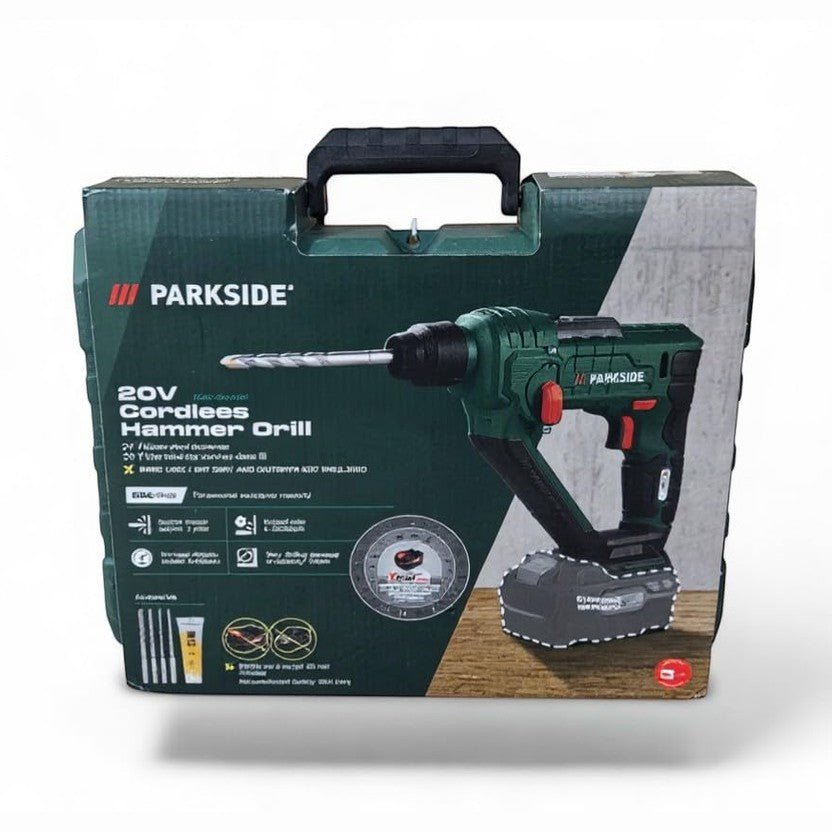 Parkside Cordless Hammer Drill with 3X SDS-Plus and 3X HSS Bits