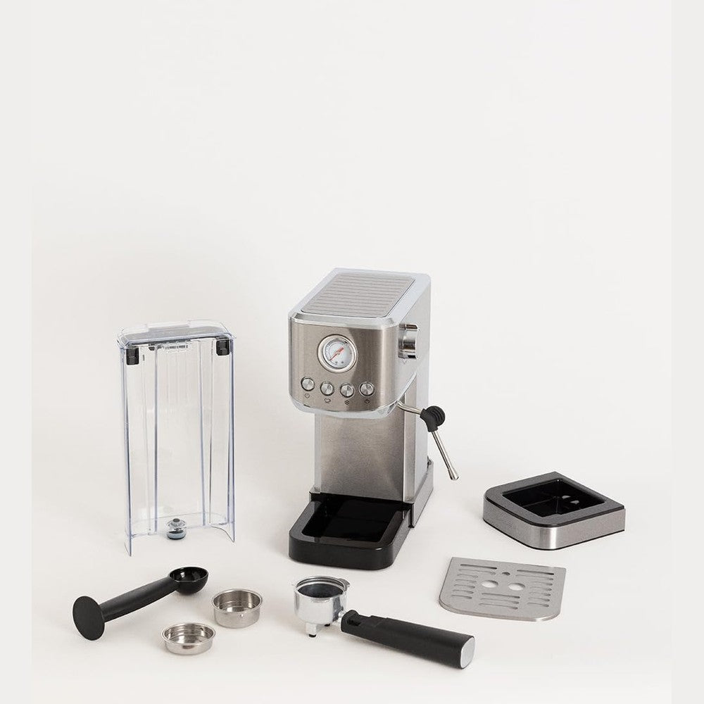 CREATE - Thera Classic Compact Espresso Machine – Semi-Automatic, 20 Bar, 1350 W - Stainless Steel