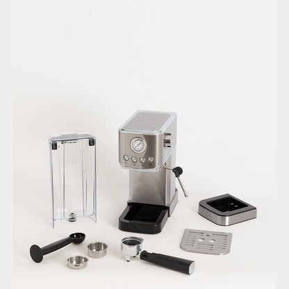 CREATE - Thera Classic Compact Espresso Machine – Semi-Automatic, 20 Bar, 1350 W - Stainless Steel