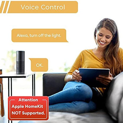 Refoss Wifi Smart Plug (Type F) Compatible With Alexa & Google Home - Voice Control