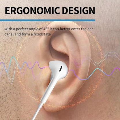 Casemetro 2-packs Headphones With Lightning Connector for Iphone - High-quality Sound