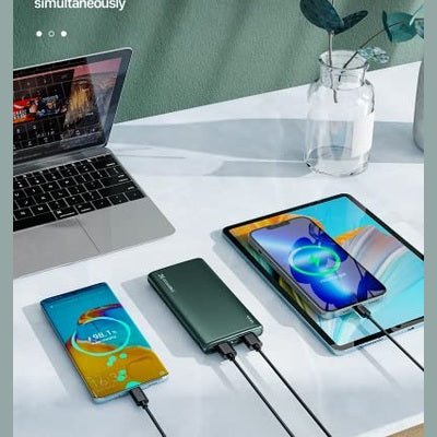 Coolreall Power Bank 10000 Mah - Slim & Light Charger With Fast Charging