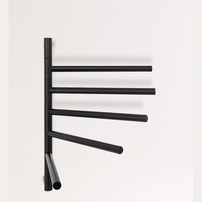 Create - Warm Towel Minimal/Electric Towel Rail with 180° Swivel Bars Black / 62.5 x 51.5,80W