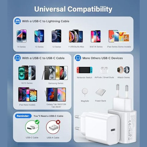 Bhhb Pd 3.0 I-phone 30w Usb C Charger - Fast Charging for Iphone & Ipad
