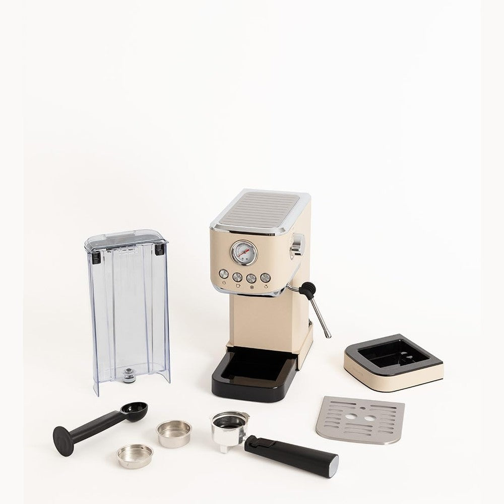 CREATE - Thera Classic Compact Espresso Machine – Semi-Automatic, 20 Bar, 1350 W - Sand