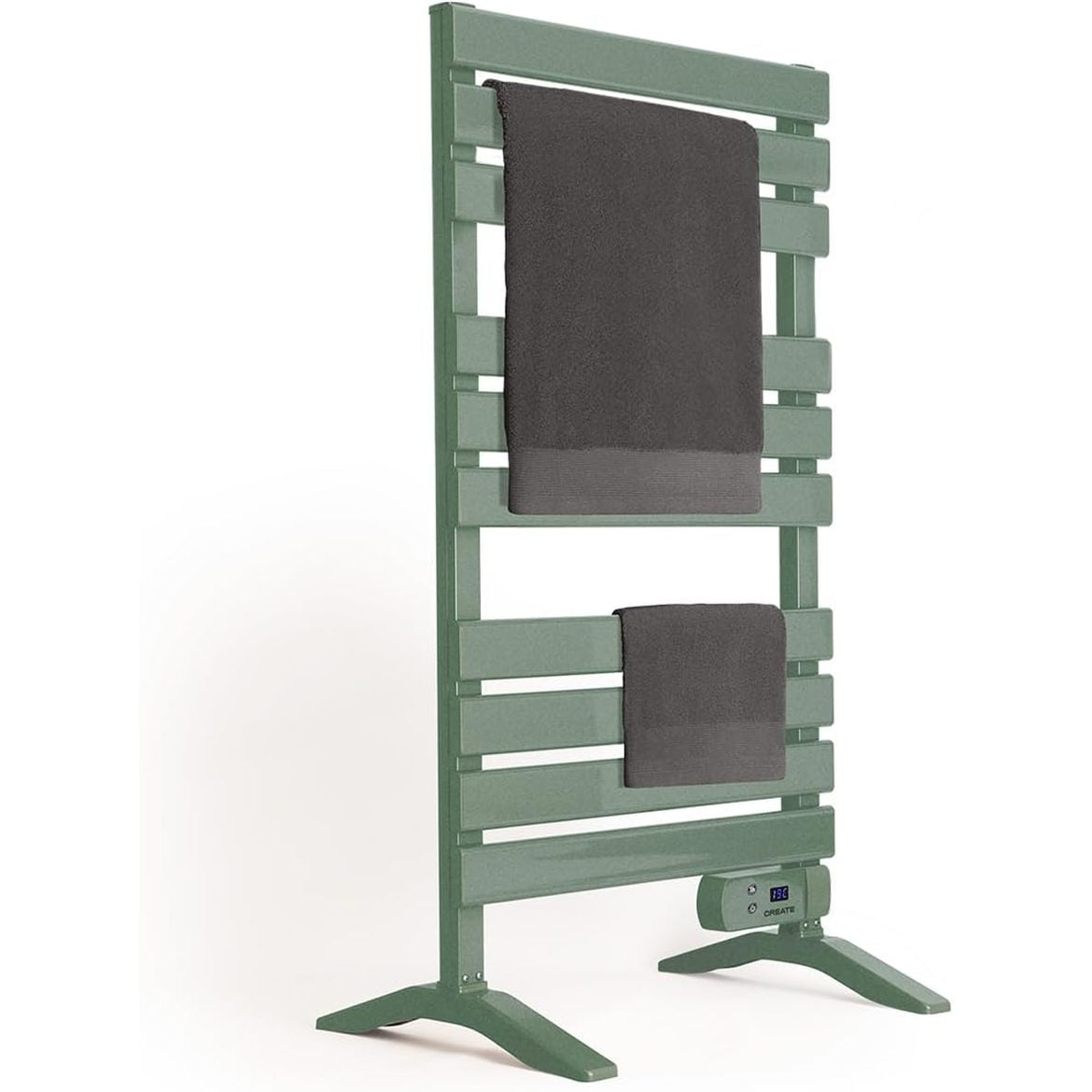 Create - Warm Towel 500 W Electric Bathroom Radiator Sage Green