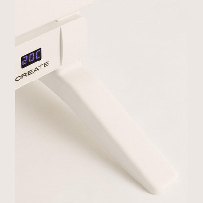 Create - Warm Towel Mini Electric Bathroom Radiator Cream with Feet 58.4 x 41 x 55.8 cm