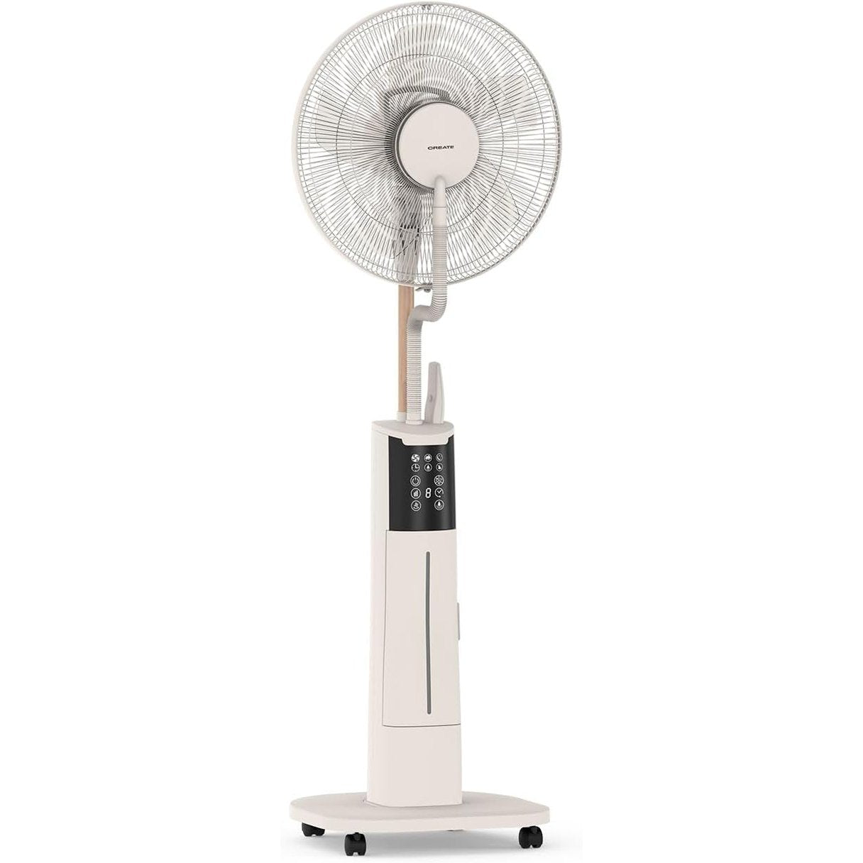 CREATE Portable Nebulizing Standing Fan - White
