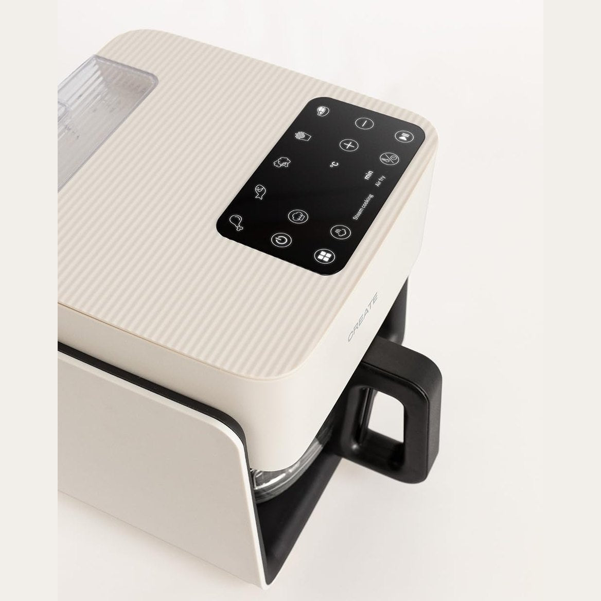CREATE - Air Fryer Mist Oil Free Fryer 4.2 L with Steam Release – Off White