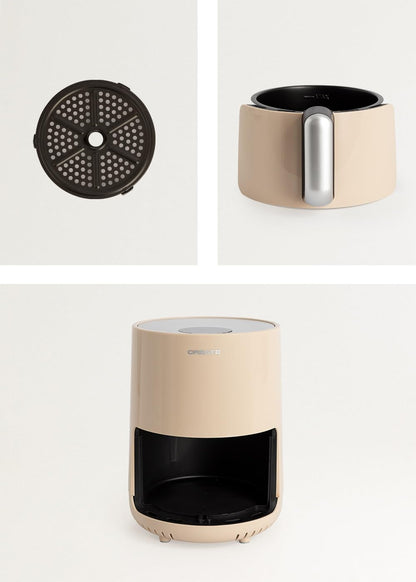 CREATE 1.5L Sand Hot Air Fryer with Non-Stick Basket