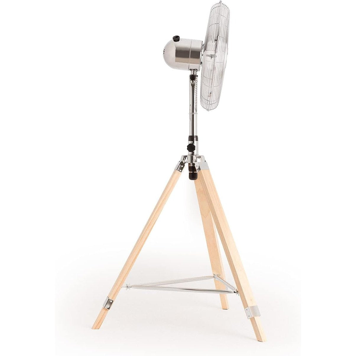 CREATE - AIR TRIPOD RETRO – 50W Standing Fan (Red / Chrome)