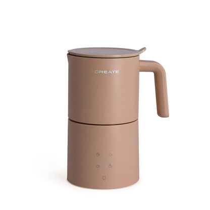 CREATE Milk Frother Studio Pro with touch screen and stainless steel design