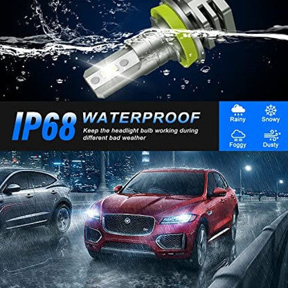 Shinyy H11 H8 H9 Led Headlight Bulbs - 400% Brighter Vision