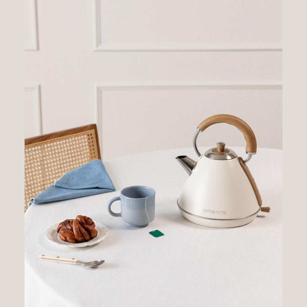 CREATE - KETTLE RETRO M – 1L Kettle – Beige