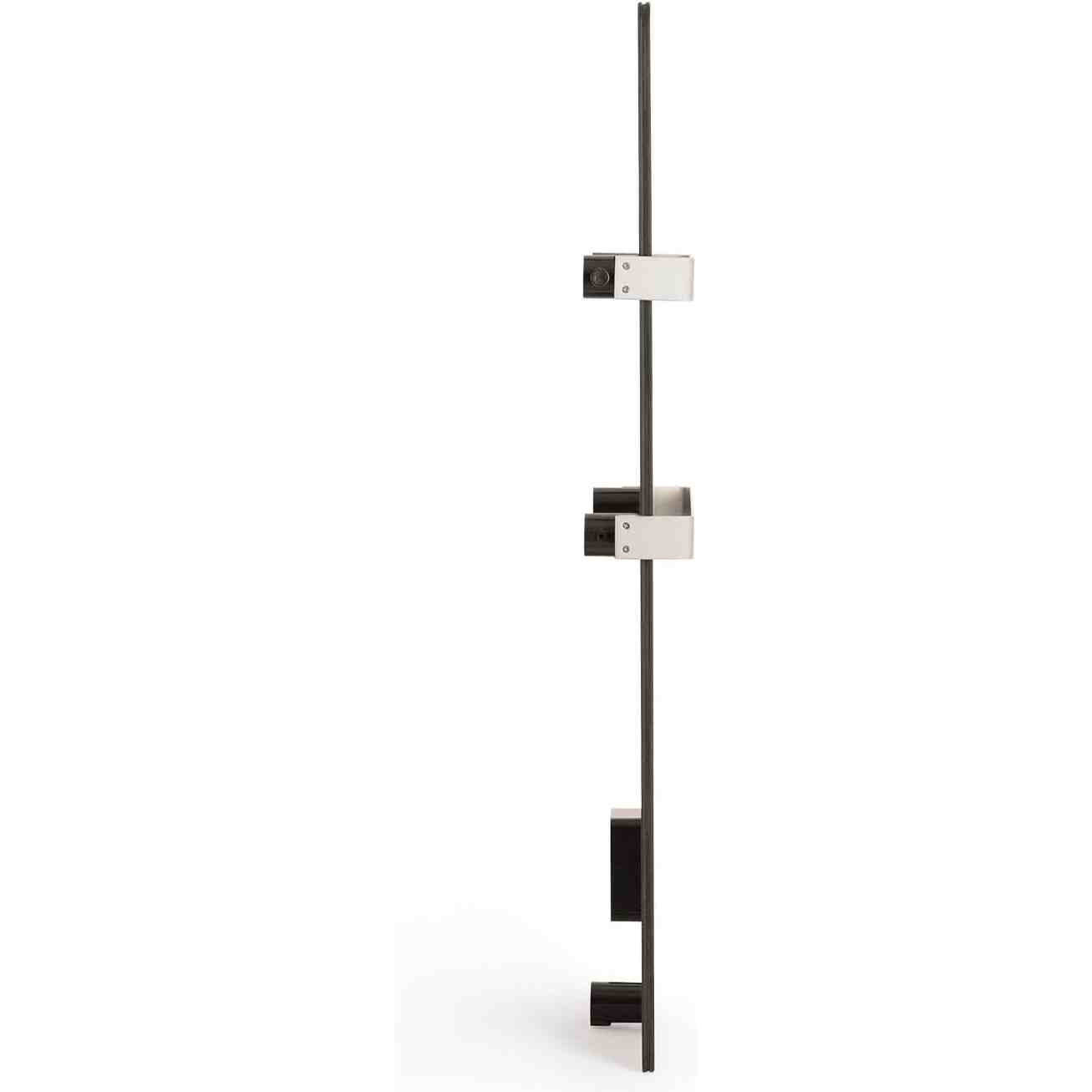 Create - Warm Towel Cristal – Electric Glass Towel Rail with WiFi, Black