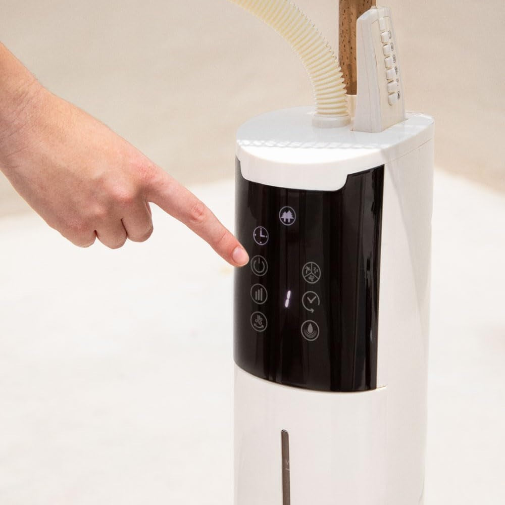 CREATE Portable Nebulizing Standing Fan - White