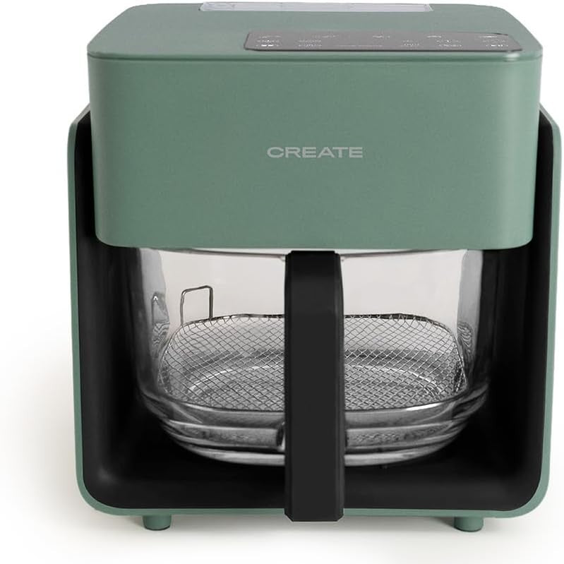 CREATE - Air Fryer Mist Oil Free Fryer 4.2 L with Steam Release – Sage Green