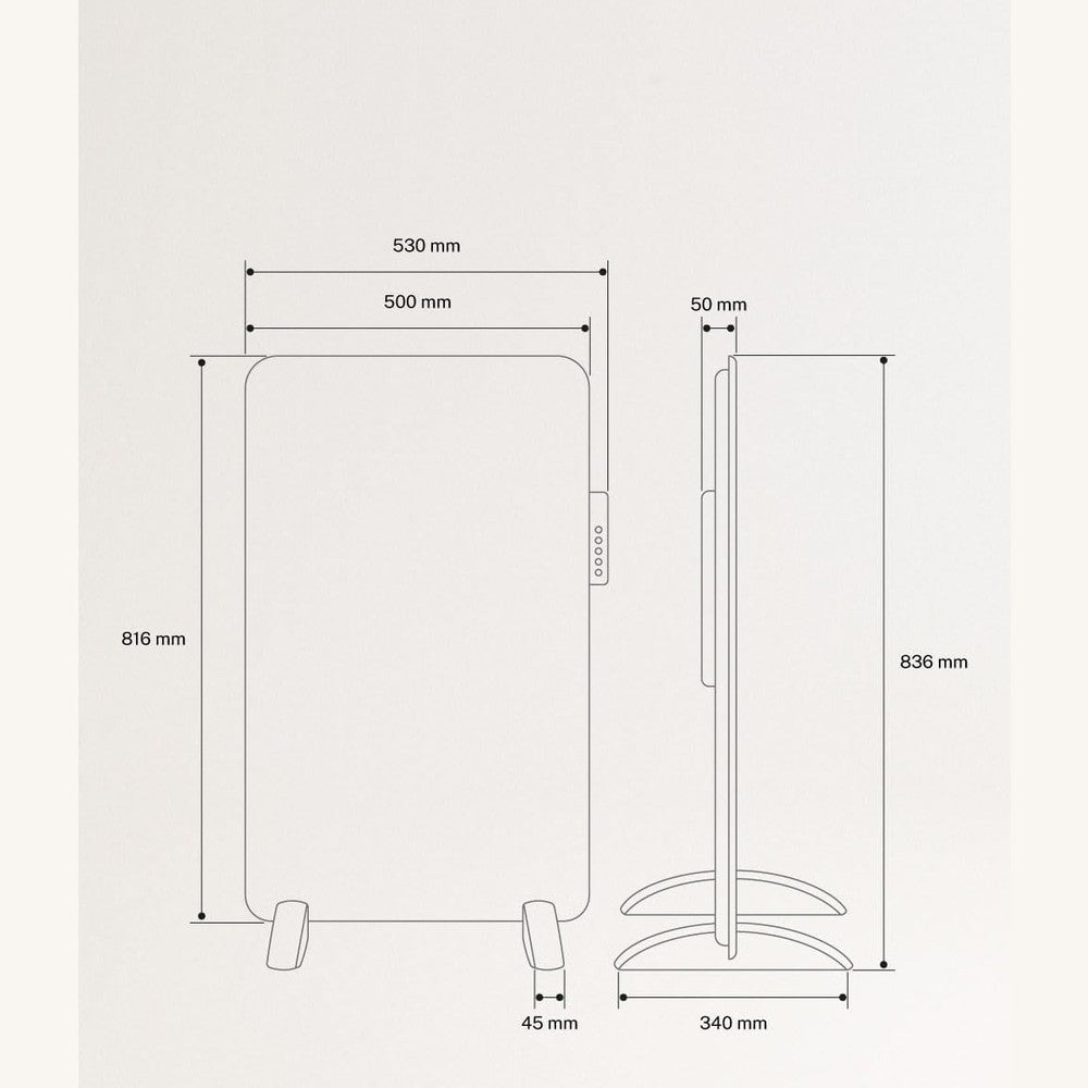 Create - WARM CLEAR IR – Infrared Heater with WiFi, 500W
