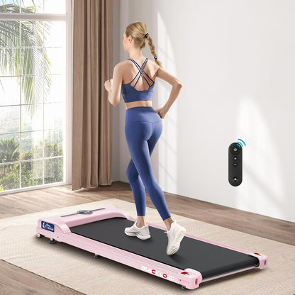 BLACK LORD Treadmill 2.2 HP - Treadmill with Speed Control 1-9 km/h for Home, Office & Gym, Electric Exercise Bike for Walking, Jogging & Effective Training (Pink)