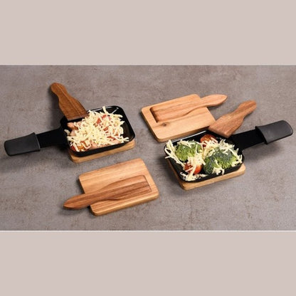 Scanpart Wooden Spatula Set for Gourmet Cooking