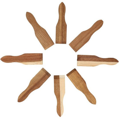 Scanpart Wooden Spatula Set for Gourmet Cooking