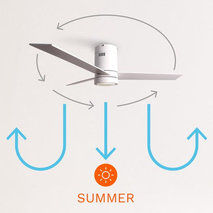 CREATE - WINDLIGHT MINIMAL DC - 40W Quiet Ceiling Fan - Ceiling Fan with Remote Control - 6 Speeds - Timer - Summer/Winter Function(with light)
