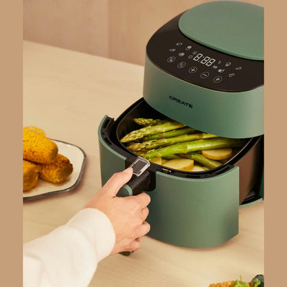 Create - Large Pro AirFryer - 6.2l Oil-free Fryer / 1800 W /sage