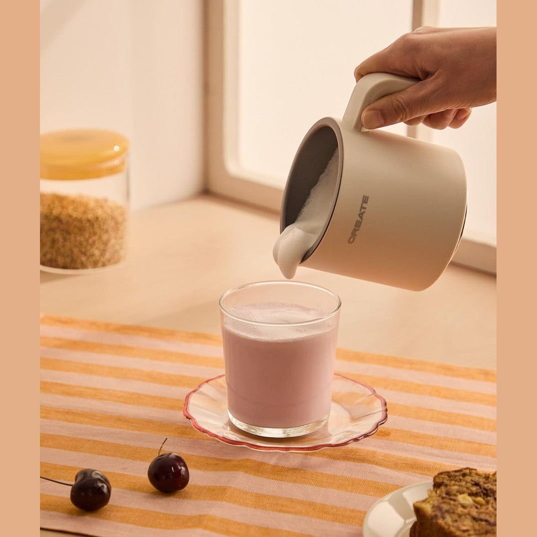 CREATE Electric Milk Frother with Touch Screen