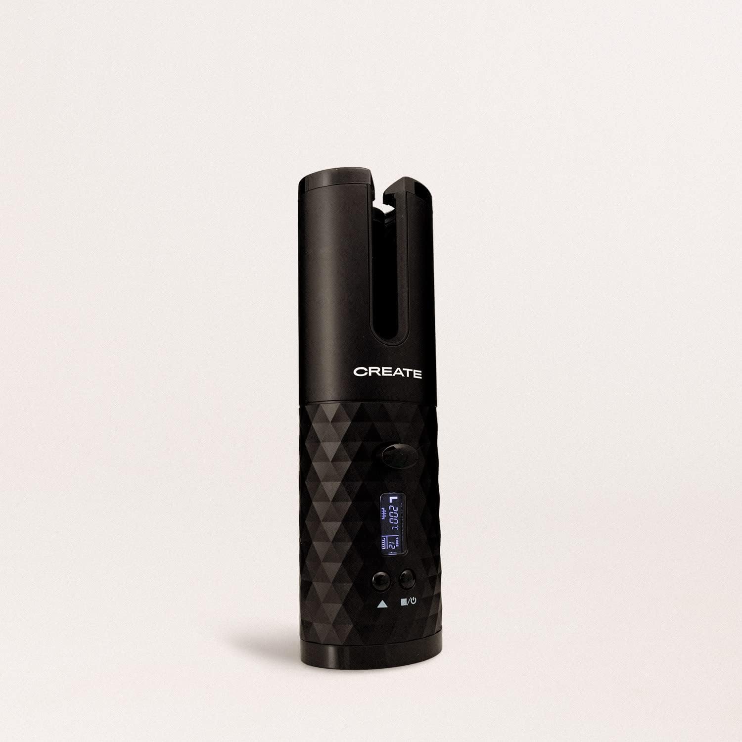 CREATE Tourmaline Portable Wireless Curling Iron - Wireless Portable Hair Curler