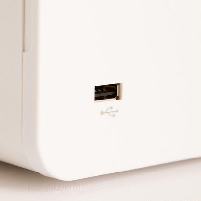 CREATE - AIR PURE COMPACT – Air Purifier with Bluetooth Speaker and Wireless Charger, White