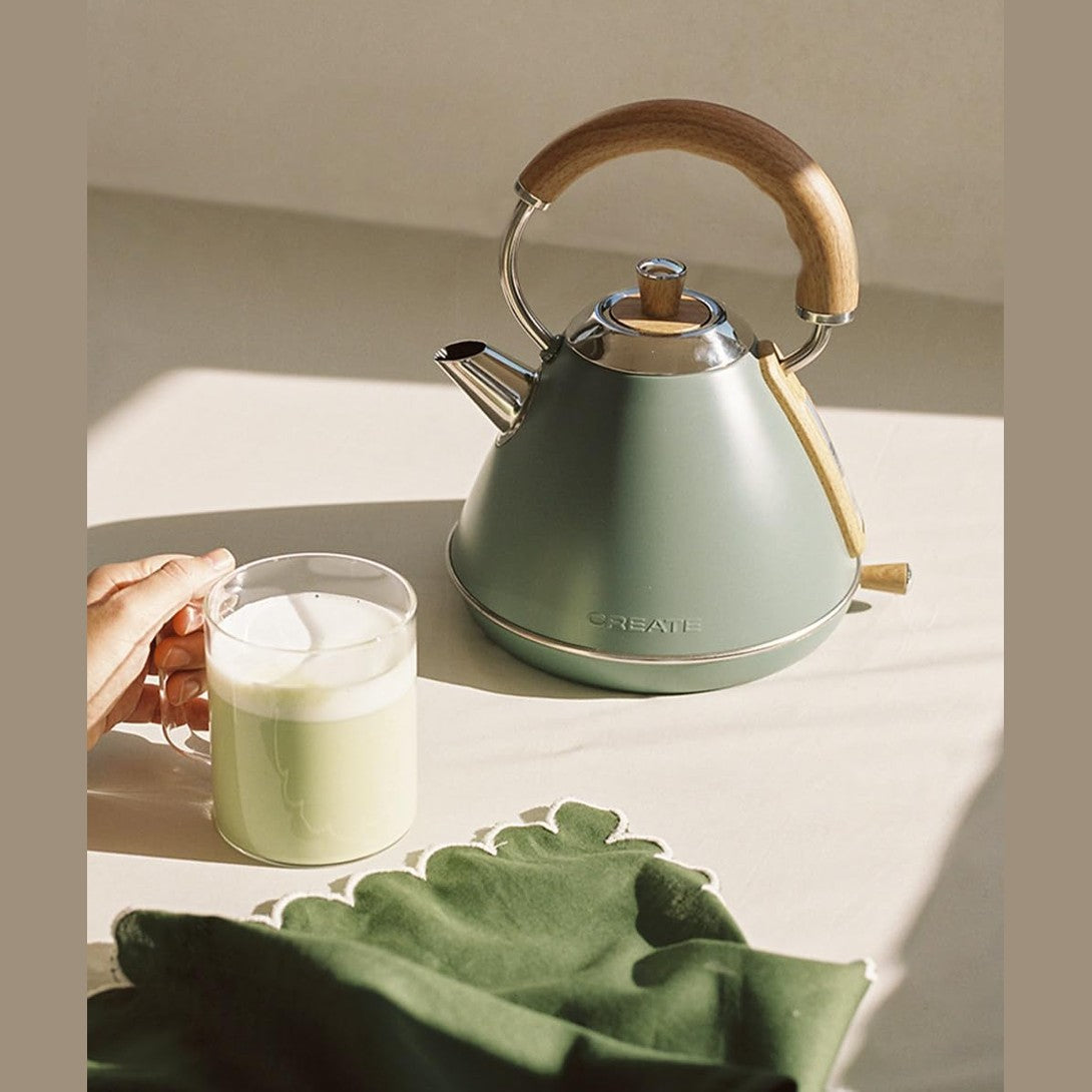 Create  - KETTLE RETRO M – 1L Kettle – Sage Green