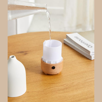 CREATE - Aroma Ceramic Aroma Diffuser and Mini Humidifier – Cream White (100 ml) 