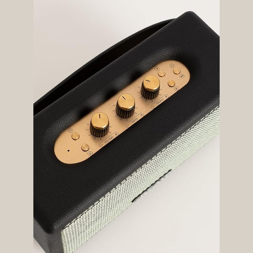 CREATE - Retro Portable Speaker – Bluetooth, USB and AUX (Black, 40W)