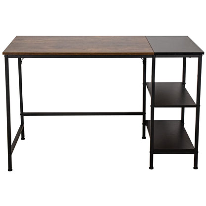 CLP Ocala Wooden Office Desk with Attached Shelf