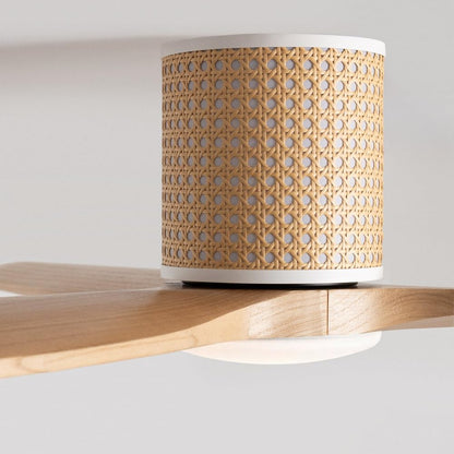 CREATE WindCalm Rattan Ceiling Fan with Remote Control
