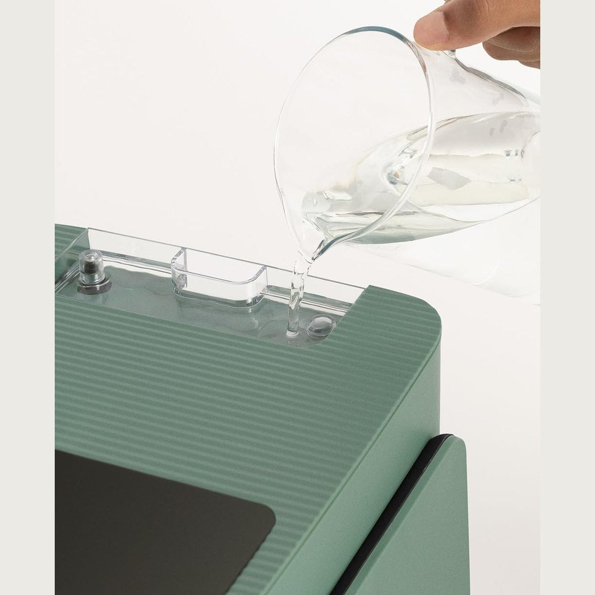 CREATE - Air Fryer Mist Oil Free Fryer 4.2 L with Steam Release – Sage Green