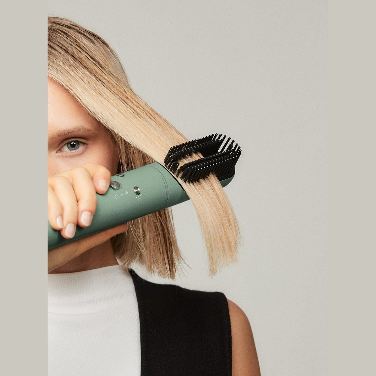 Create - ION STYLER PRO – 5-in-1 Professional Ion Air Dryer and Styling Brush | Sage Green