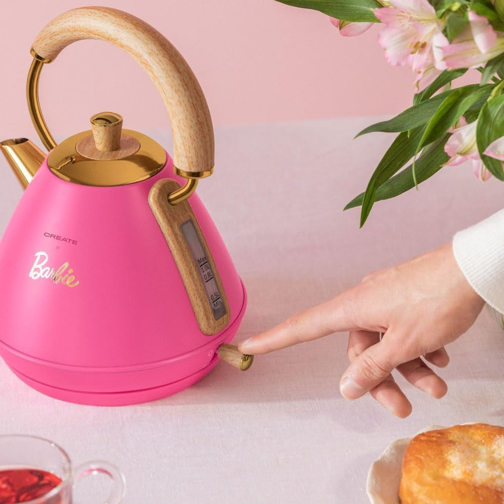Create  - KETTLE RETRO M – 1L Kettle – Pink Barbie