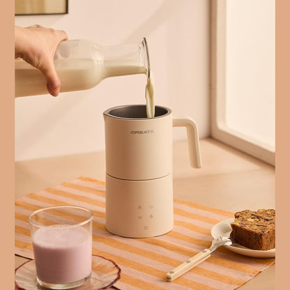 CREATE Electric Milk Frother with Touch Screen