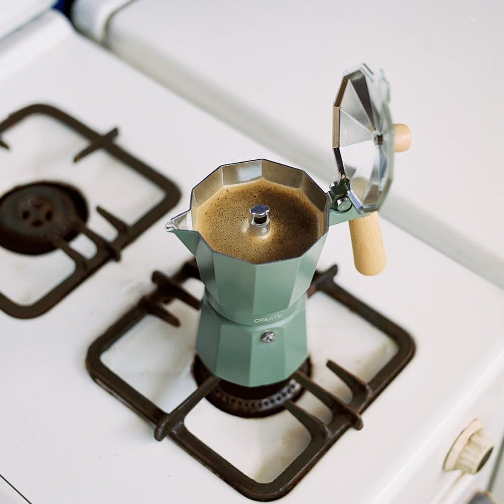 Create - THERA MOKA RETRO – Italian Coffee Maker  Sage
