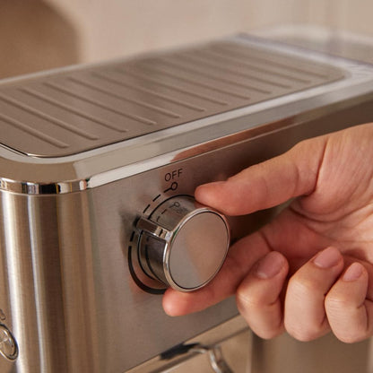 CREATE - Thera Classic Compact Espresso Machine – Semi-Automatic, 20 Bar, 1350 W - Stainless Steel