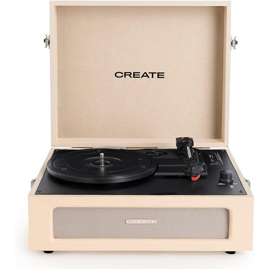 CREATE - Retro Record Player – Sand