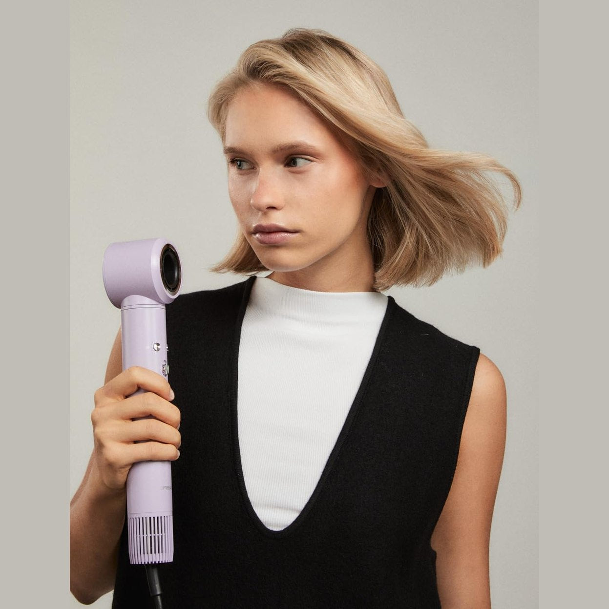 Create - ION STYLER PRO – 5-in-1 Professional Ion Air Dryer and Styling Brush | Purple