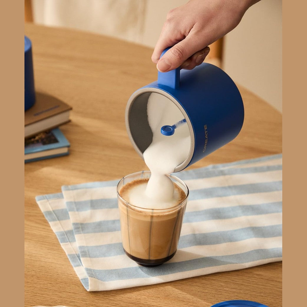 CREATE Electric Milk Frother Studio Pro - Cobalt Blue