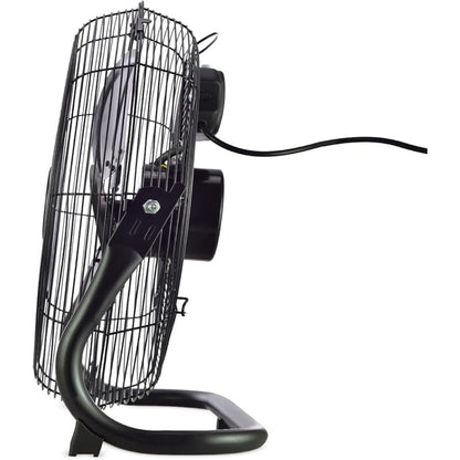 CREATE - AIR FLOOR RETRO – Black Industrial Floor Fan (16")