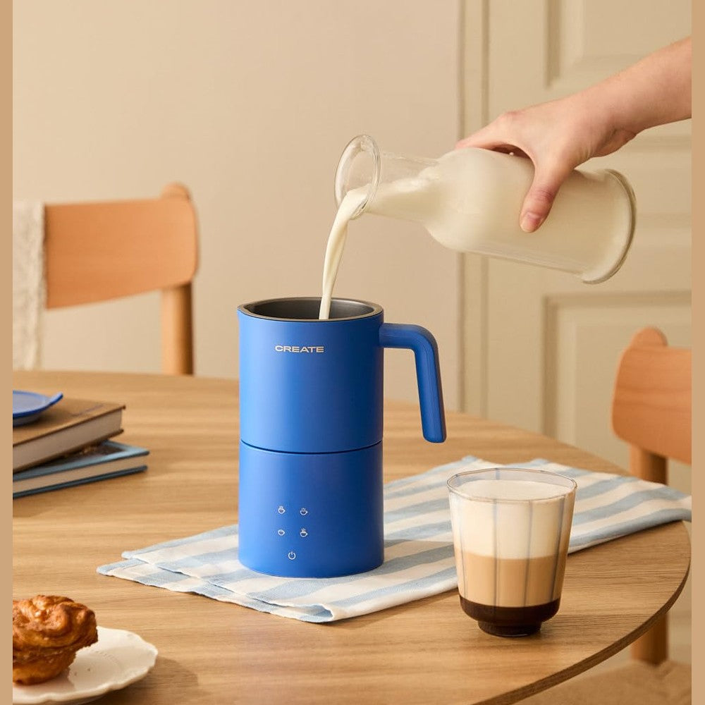 CREATE Electric Milk Frother Studio Pro - Cobalt Blue